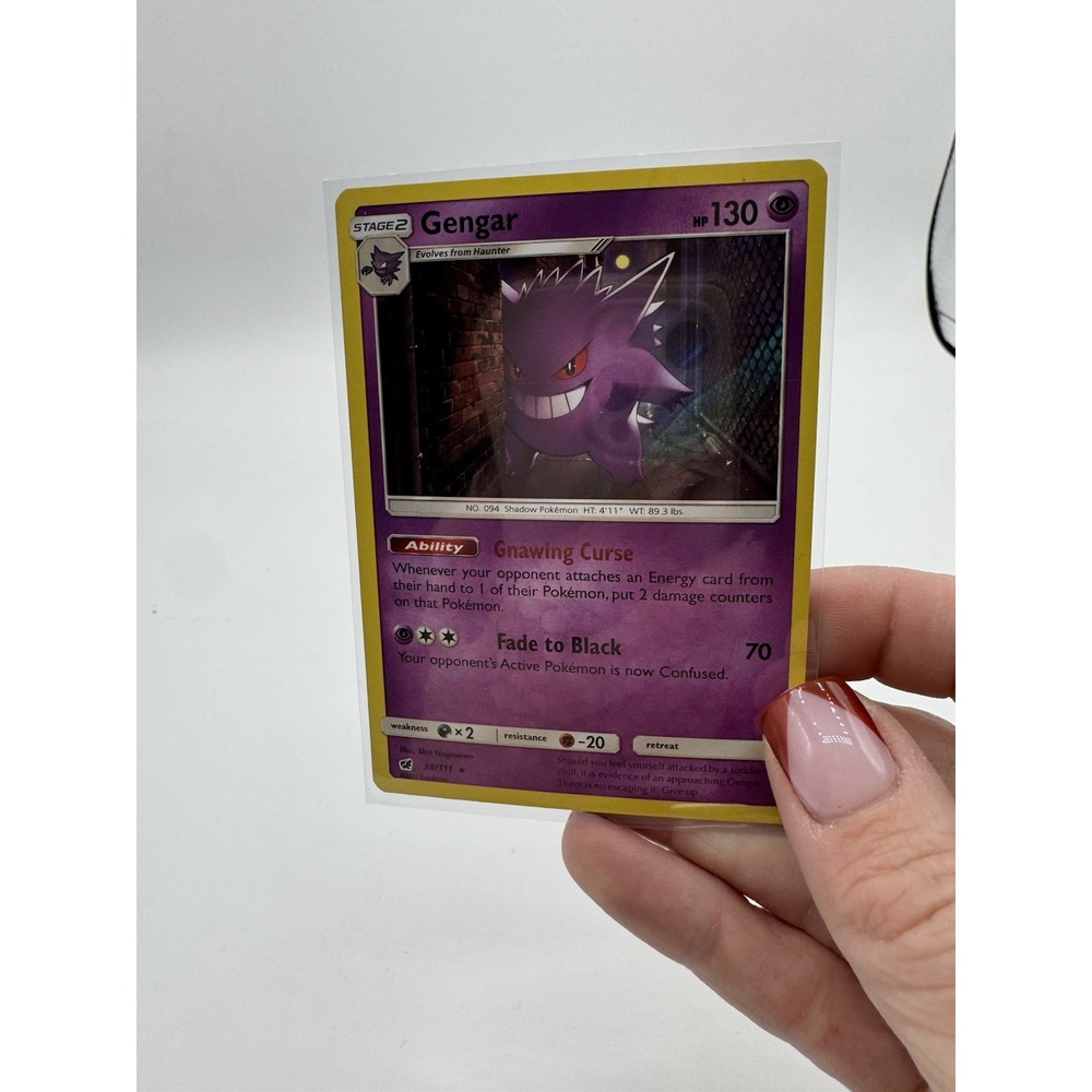Gengar 38/111 Crimson Invasion Regular Rare Pokemon Card